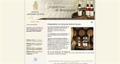 Desktop Screenshot of guyon-bourgogne.com